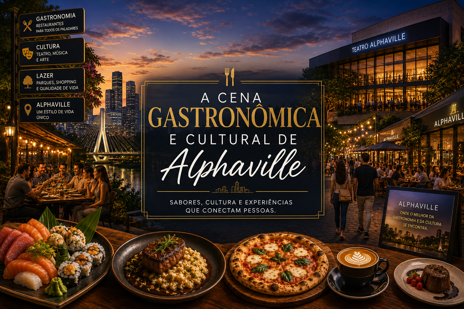 A Cena Gastronômica e Cultural de Alphaville